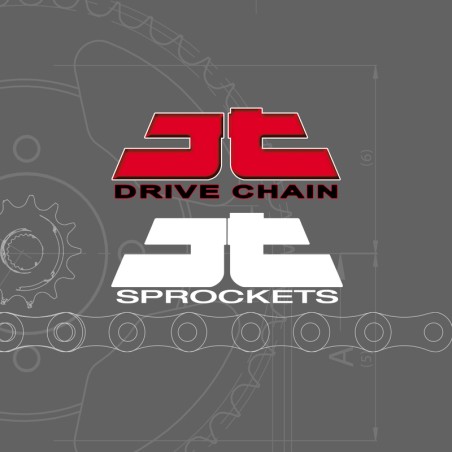 JT Chain Kit 428HDR 14/54 Reinforced - Standard Rear Sprocket - motoscamaralweb.com