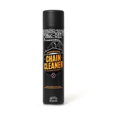 Limpiador de cadena biodegradable MUC-OFF Spray 400mlx12 - motoscamaralweb.com