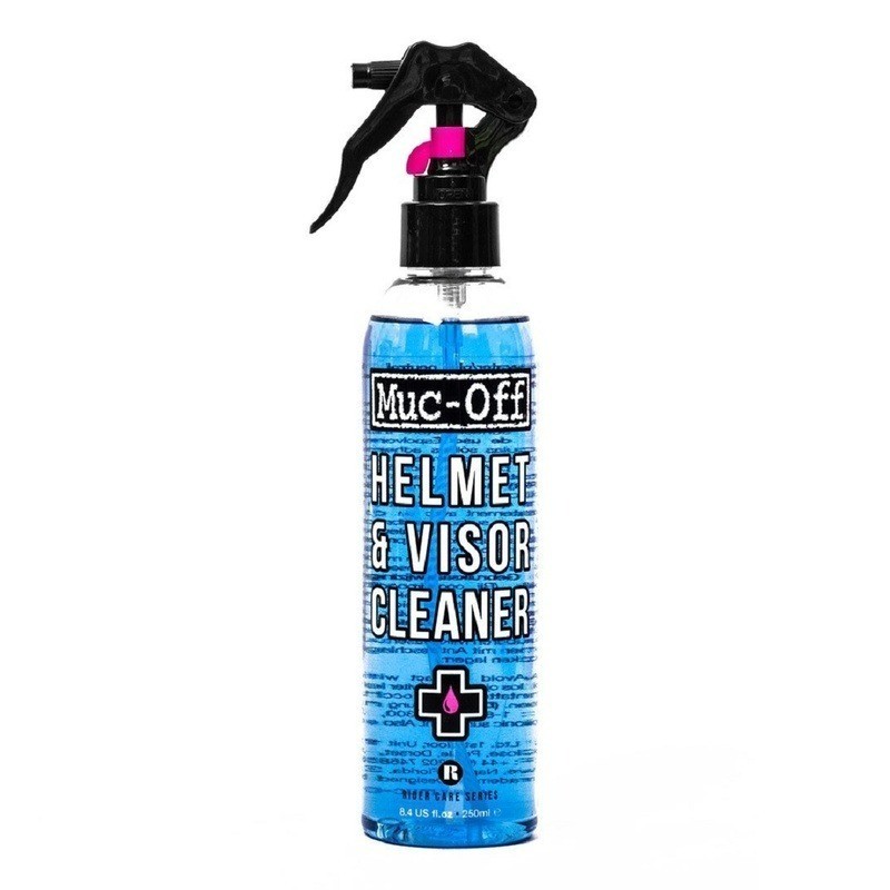 Limpiador antibacteriano de lentes y cascos Muc-Off 250ml - x12- motos Limpiador antibacteriano de lentes y cascos Muc-Off 250ml - x12- motos