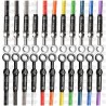 Kit de latiguillos delanteros Race Venhill Transparente/Cromo YAM6035F