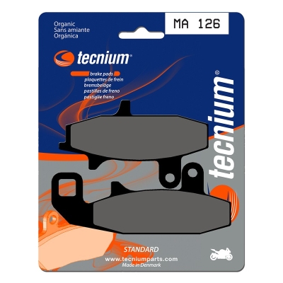 Pastillas de freno Tecnium MA126 Orgánicas - motoscamaralweb.com