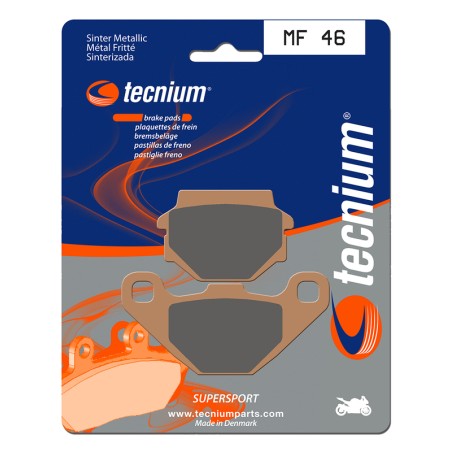 Pastillas de freno Tecnium MF46 Sinterizadas - motoscamaralweb.com
