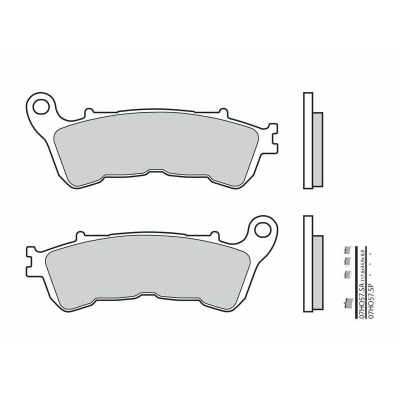 Pastillas de freno sinterizadas Brembo 07HO57SP - motoscamaralweb.com