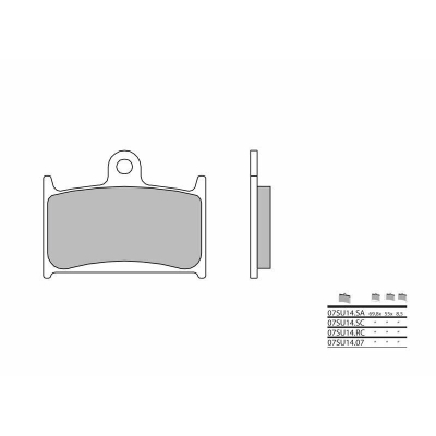 Pastillas de freno sinterizadas Brembo 07SU14SA - motoscamaralweb.com