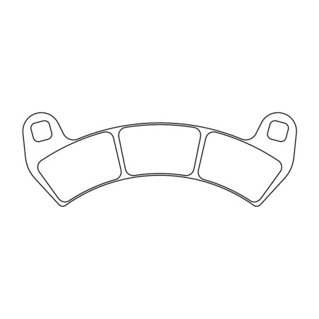 Juego de pastillas sinterizadas CL BRAKES (1247ATV1) - motoscamaralweb.com