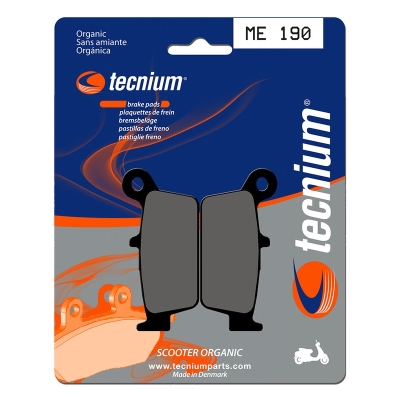 Pastillas de freno Tecnium Scooter orgánicas ME190 - motoscamaralweb.com