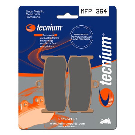 Pastillas de freno Tecnium sinterizadas delanteras alto rendimiento MFP364 - motoscamaralweb.com