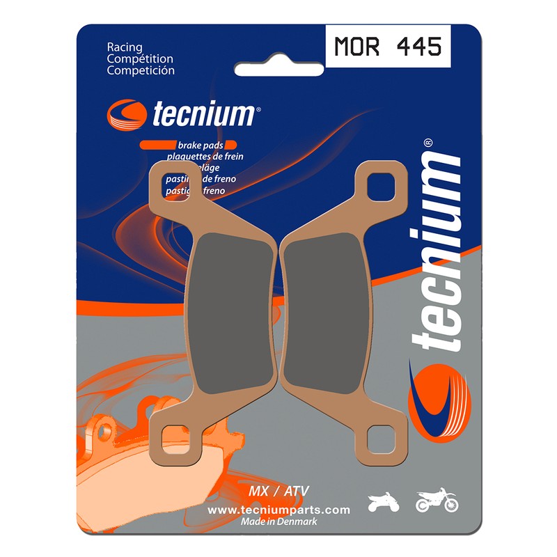 Pastillas de freno TECNIUM sintetizadas - MOR445 - motoscamaralweb.com Pastillas de freno TECNIUM sintetizadas - MOR445 - motoscamaralweb.com