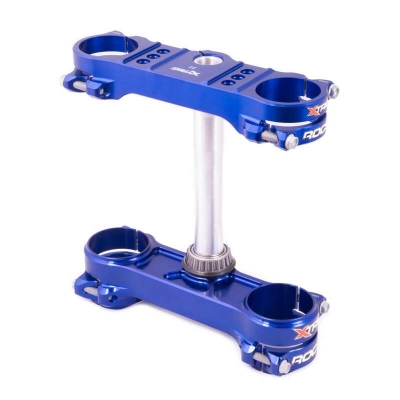 Tija completa XTRIG ROCS Tech offset 22mm - Azul - motoscamaralweb.com