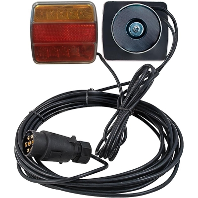KIT SEÑALIZACION MAGNETICO LED GOODYEAR 7.5M-2.5M. 7 POLOS- motoscamar