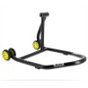 Caballete monobrazo derecho BIHR Home Track color negro mate y ruedas amarillas - motoscamaralweb.com