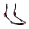 Caballete delantero BIHR Home Track color negro mate y ruedas rosas - motoscamaralweb.com