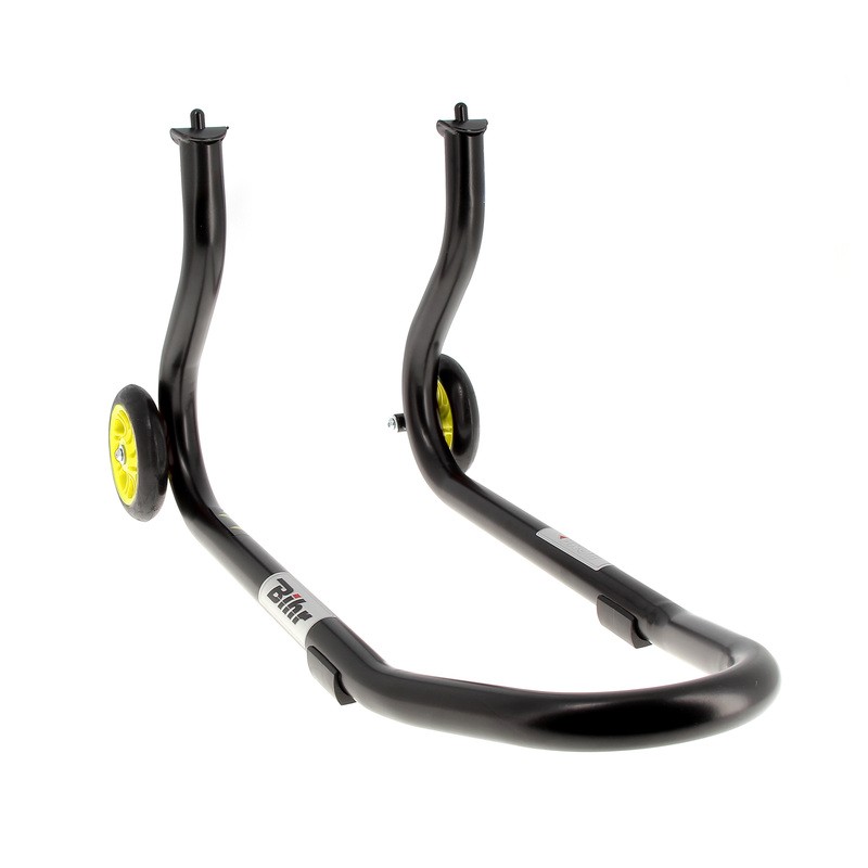 Caballete delantero BIHR Home Track color negro mate y ruedas amarillas - motoscamaralweb.com Caballete delantero BIHR Home Track color negro mate y ruedas amarillas - motoscamaralweb.com