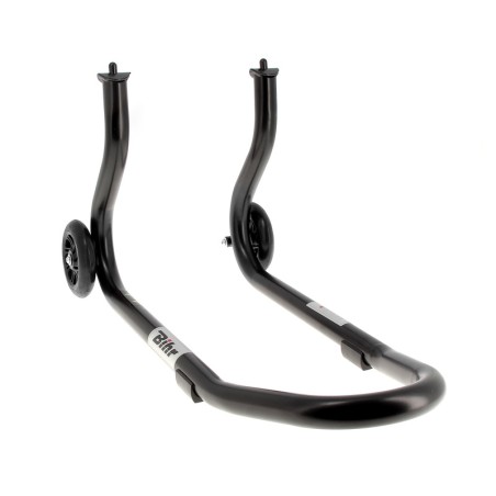 Caballete delantero BIHR Home Track color negro mate y ruedas negras - motoscamaralweb.com
