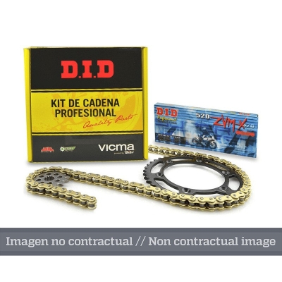 Kit cadena aluminio DID 520ERT3 (10-41-118) - motoscamaralweb.com