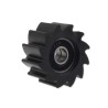 Rodillo de cadena RFX Race (negro) 38 mm - Kawasaki KXF250/450 - motoscamaralweb.com