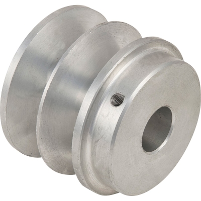 POLEA ALUMNINIO DOBLE CANAL INT. 22MM EXT.70MM CANAL 17MM- motoscamara