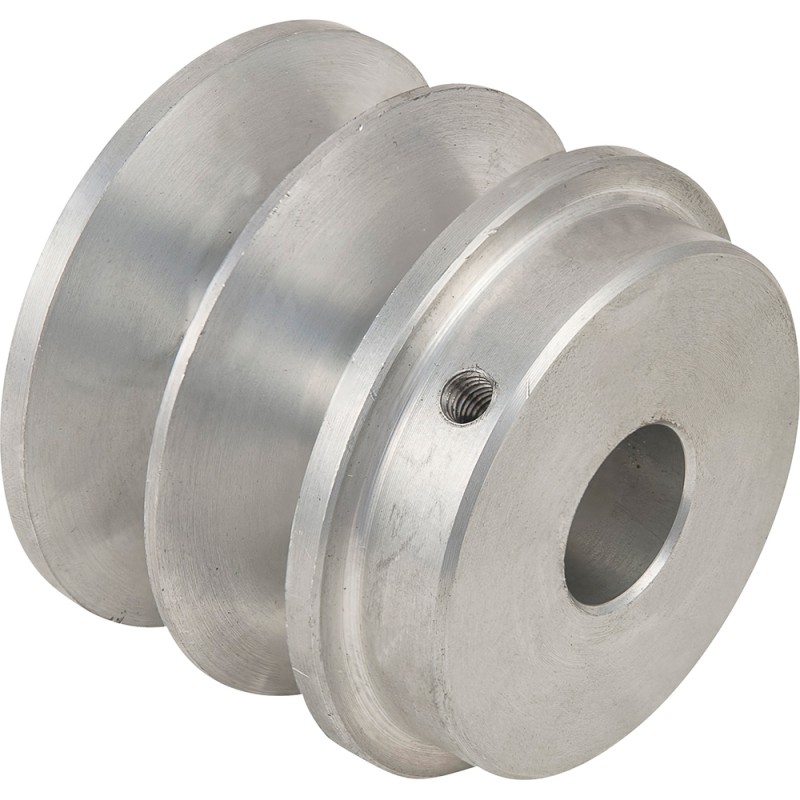 POLEA ALUMNINIO DOBLE CANAL INT. 22MM EXT.70MM CANAL 17MM- motoscamara POLEA ALUMNINIO DOBLE CANAL INT. 22MM EXT.70MM CANAL 17MM- motoscamara