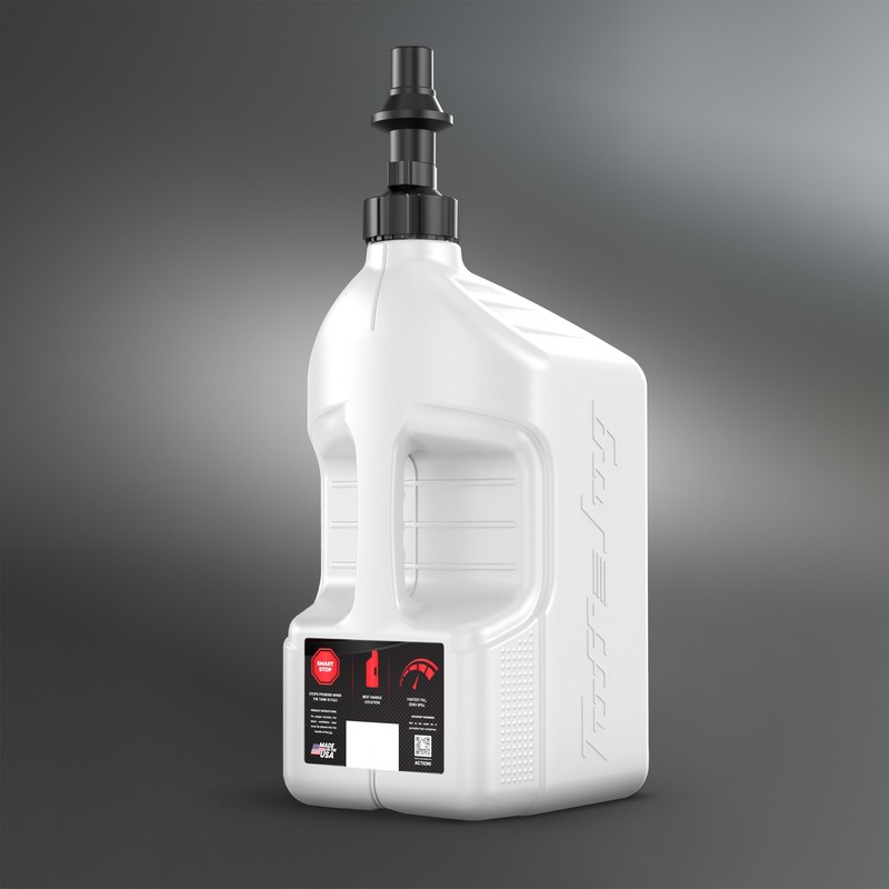Garrafa de gasolina TUFF JUG blanco con tapón Ripper G3 - 5G/20L - motoscamaralweb.com Garrafa de gasolina TUFF JUG blanco con tapón Ripper G3 - 5G/20L - motoscamaralweb.com