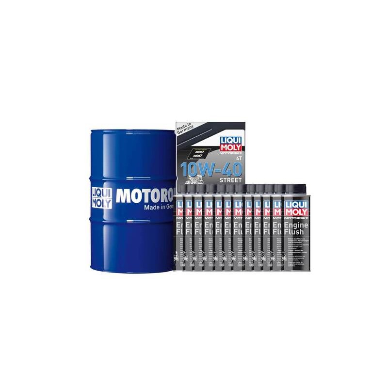 Pack bidón de aceite 60L LIQUI MOLY - 10W40 HC sintético + 12 limpia motores 250ml - motoscamaralweb.com Pack bidón de aceite 60L LIQUI MOLY - 10W40 HC sintético + 12 limpia motores 250ml - motoscamaralweb.com