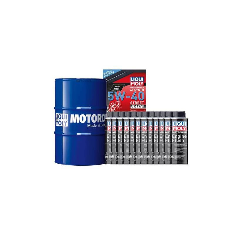 Pack bidón de aceite 60L LIQUI MOLY - 5W40 100% sintético + 12 limpia motores 250ml - motoscamaralweb.com Pack bidón de aceite 60L LIQUI MOLY - 5W40 100% sintético + 12 limpia motores 250ml - motoscamaralweb.com