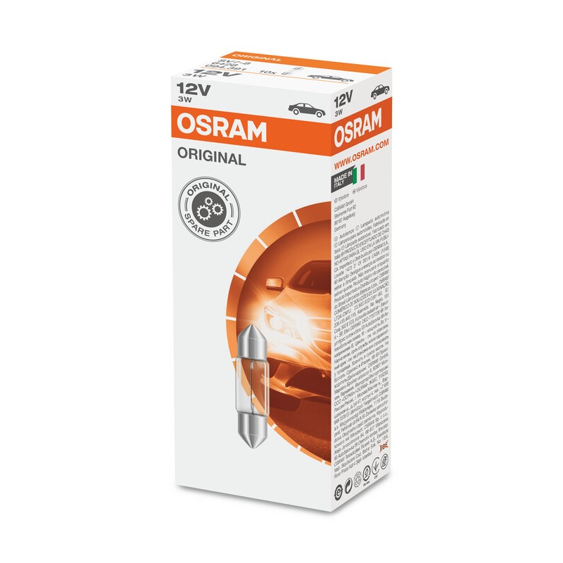 Lámpara OSRAM 6428 - 12V 3.5W - 10 uds - motoscamaralweb.com Lámpara OSRAM 6428 - 12V 3.5W - 10 uds - motoscamaralweb.com