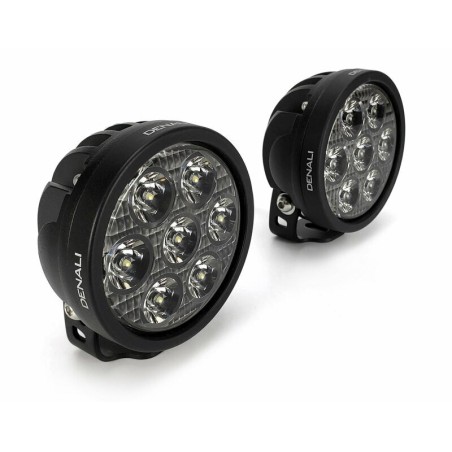 Kit de faro auxiliar LED DENALI D7 con cableado premium - Universal - motoscamaralweb.com