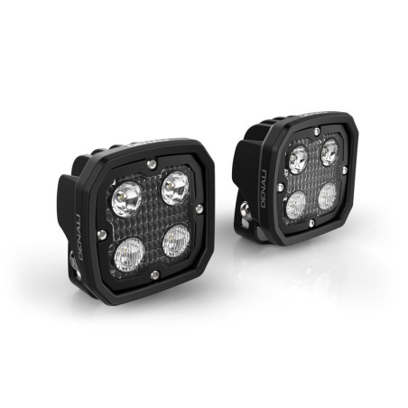 Kit de faro auxiliar LED DENALI D4 con controlador DialDim™ - Universal - motoscamaralweb.com