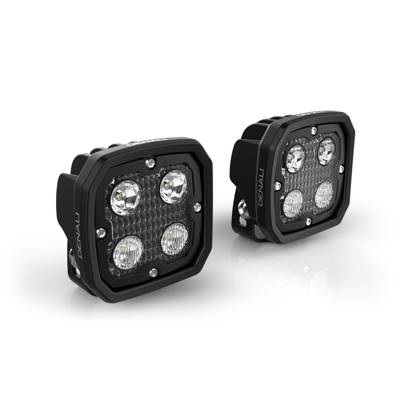 Kit de faro auxiliar LED DENALI D4 con cableado y controlador DialDim™ - motoscamaralweb.com Kit de faro auxiliar LED DENALI D4 con cableado y controlador DialDim™ - motoscamaralweb.com