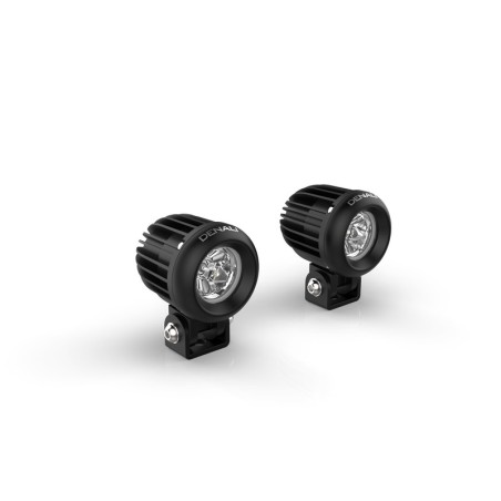 Kit de faro auxiliar LED DENALI D2 con cableado y controlador DialDim™ - motoscamaralweb.com