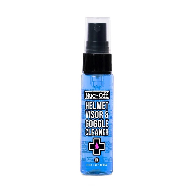 Limpiador antibacteriano de lentes y cascos MUC-OFF Helmet & Visor Cleaner - Spray 30ml x18 - motoscamaralweb.com Limpiador antibacteriano de lentes y cascos MUC-OFF Helmet & Visor Cleaner - Spray 30ml x18 - motoscamaralweb.com