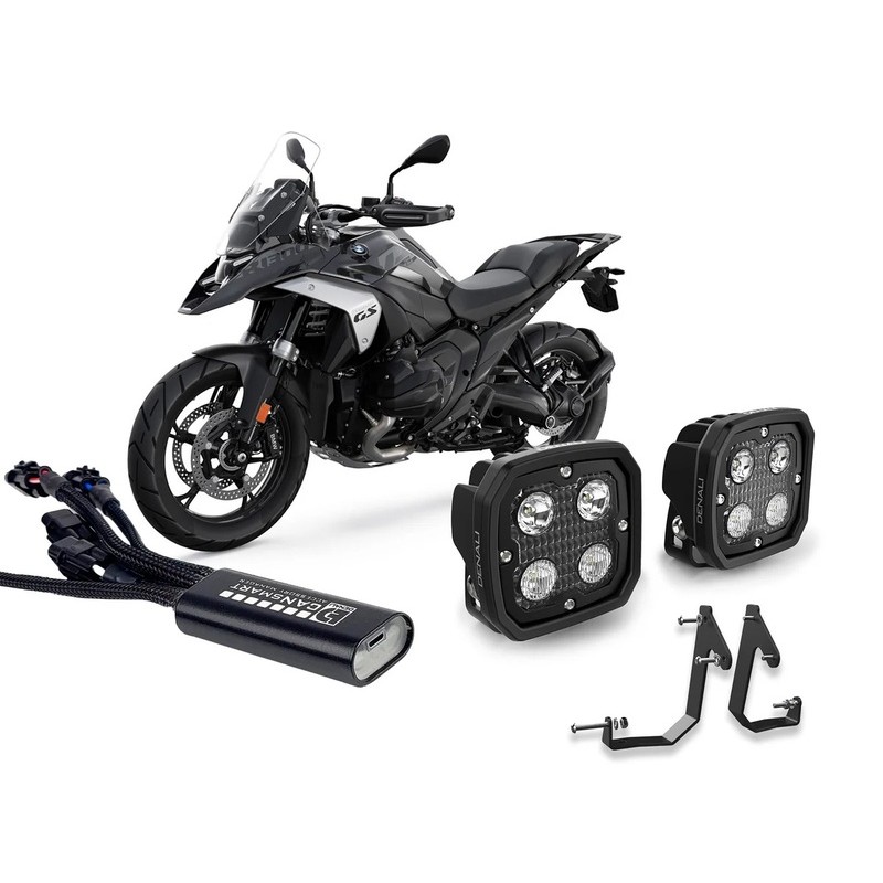 Kit de faro auxiliar LED DENALI D4 DataDim™ con controlador CANsmart™ GEN II y soporte - motoscamaralweb.com Kit de faro auxiliar LED DENALI D4 DataDim™ con controlador CANsmart™ GEN II y soporte - motoscamaralweb.com