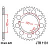 Kit de cadena JT/JT 420HDR 11/53 Standard - Corona standard 1131 - motoscamaralweb.com