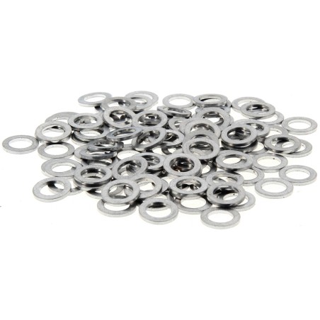 Arandela Aluminio 6X10X1.0 Bolsa de 100 piezas R060100BA/100 - motoscamaralweb.com