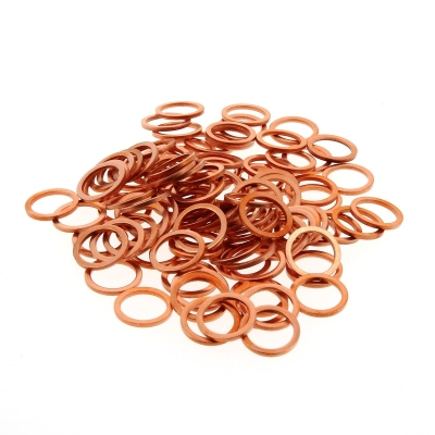 Arandela cobre 12X16X1.5 Bolsa de 100 piezas R120160GC/100 - motoscamaralweb.com