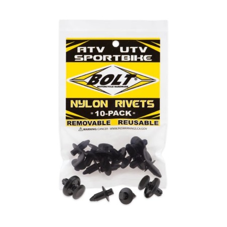 Remache plástico M7 BOLT - motoscamaralweb.com