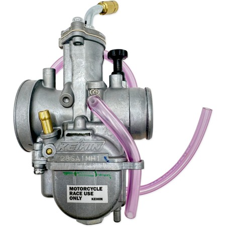 Carburador KEIHIN PWK28 campana cromada KEA118 KEP42 46-JJH tornillo ralentí a izquierdas - motoscamaralweb.com