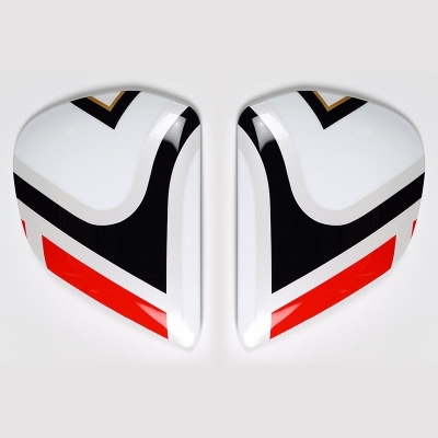 Cubiertas laterales ARAI EDWARDS LEGEND Blanco (Compatible sistema VAS