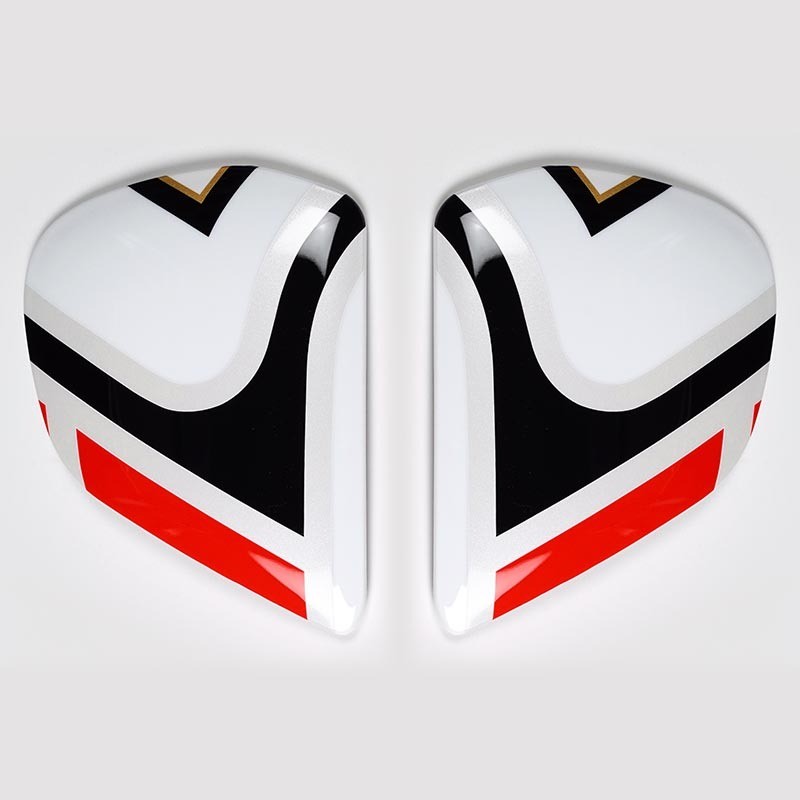 Cubiertas laterales ARAI EDWARDS LEGEND Blanco (Compatible sistema VAS Cubiertas laterales ARAI EDWARDS LEGEND Blanco (Compatible sistema VAS