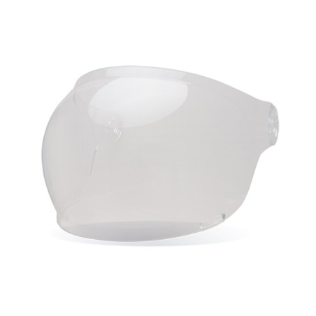 PANTALLA BURBUJA CINTA NEGRA BELL BULLITT TRANSPARENTE- motoscamaralwe