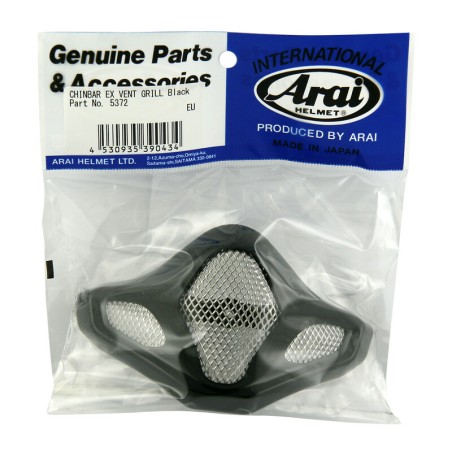 Ventilación mentonera ARAI (Casco MX-V). Negro- motoscamaralweb.com