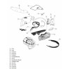 Ventilación frontal ARAI DUAL FLOW. Ahumado- motoscamaralweb.com