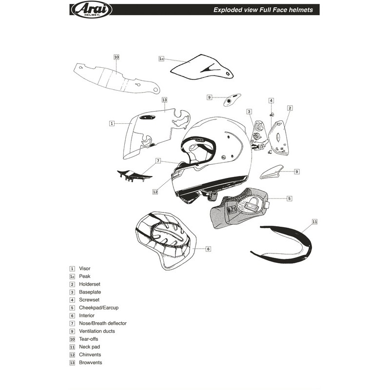 ARAI After-Sale Part- motoscamaralweb.com ARAI After-Sale Part- motoscamaralweb.com