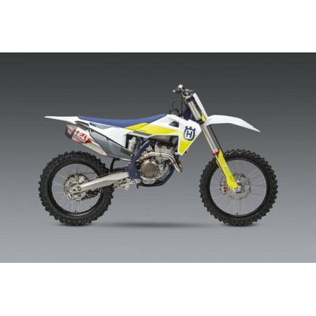 Linea completa escape Yoshimura RS-12 Signature inox/silencioso alu/tapa carbono KTM/Husqvarna - motoscamaralweb.com