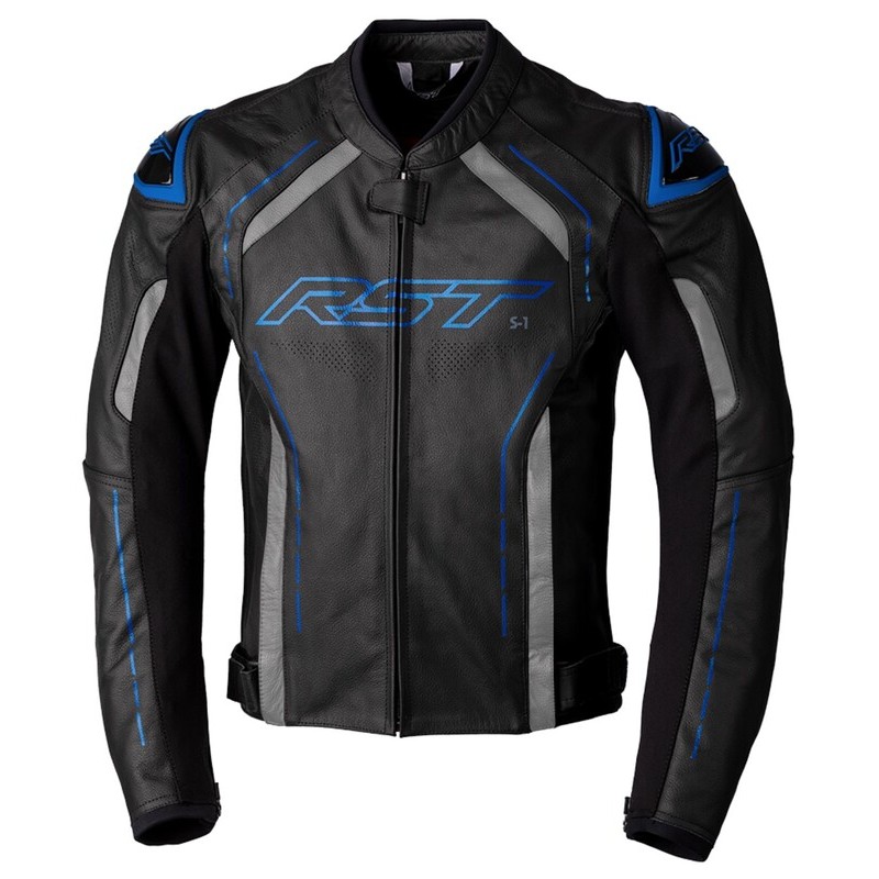 Chaqueta de Piel (Hombre) RST S-1 CE Azul. Talla EU60/3XL - motoscamaralweb.com Chaqueta de Piel (Hombre) RST S-1 CE Azul. Talla EU60/3XL - motoscamaralweb.com