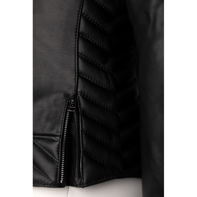 Chaqueta de Piel (Mujer) RST ROADSTER 3 CE Negro. Talla 12/M - motoscamaralweb.com Chaqueta de Piel (Mujer) RST ROADSTER 3 CE Negro. Talla 12/M - motoscamaralweb.com