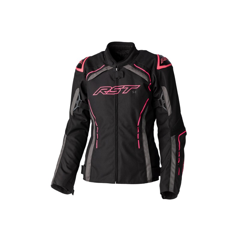 Chaqueta Textil (Mujer) RST S-1 CE Rosa Flúor. Talla 20/3XL - motoscamaralweb.com Chaqueta Textil (Mujer) RST S-1 CE Rosa Flúor. Talla 20/3XL - motoscamaralweb.com