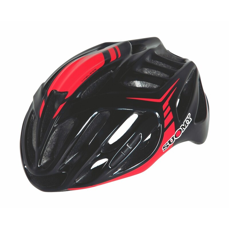 Casco de bicicleta SUOMY Timeless - Negro/Rojo - motoscamaralweb.com Casco de bicicleta SUOMY Timeless - Negro/Rojo - motoscamaralweb.com