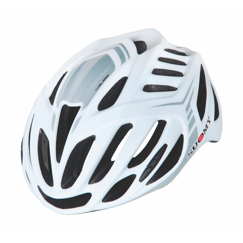Casco de bicicleta SUOMY Timeless - Blanco mate/Plata - motoscamaralweb.com Casco de bicicleta SUOMY Timeless - Blanco mate/Plata - motoscamaralweb.com