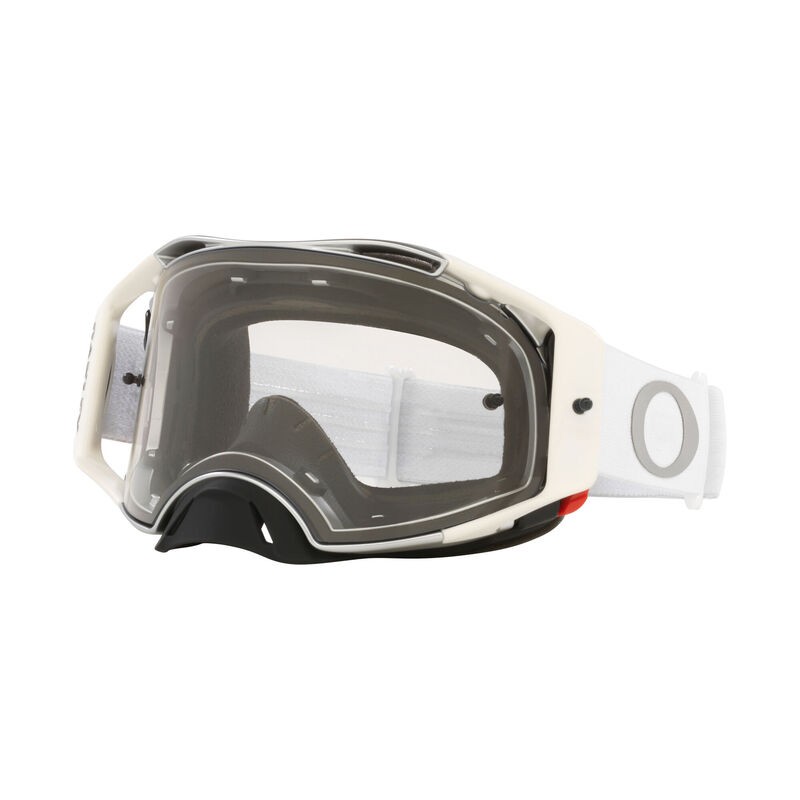 Gafas OAKLEY Airbrake MX - Tuff Blocks White / Lente Transparente - motoscamaralweb.com Gafas OAKLEY Airbrake MX - Tuff Blocks White / Lente Transparente - motoscamaralweb.com